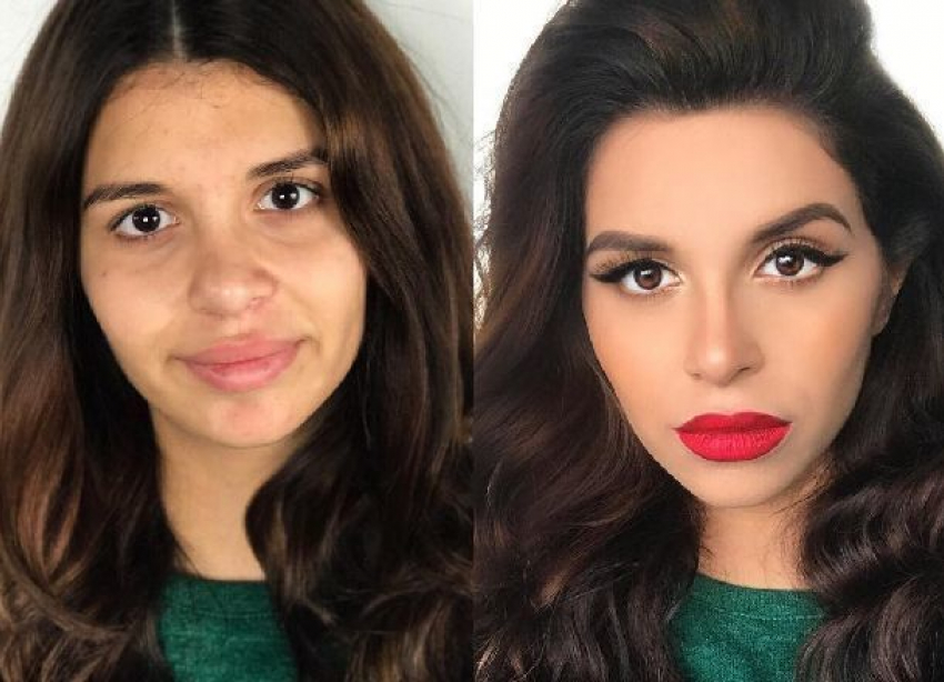 Знаменитая волгоградка шокировала поклонников снимками до и после макияжа