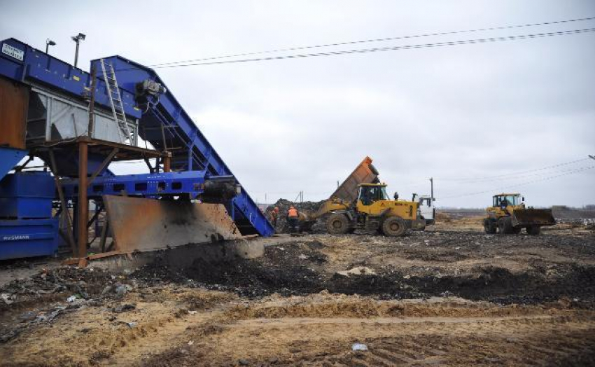 Под Волгоградом стартовало строительство мусороперерабатывающего комплекса