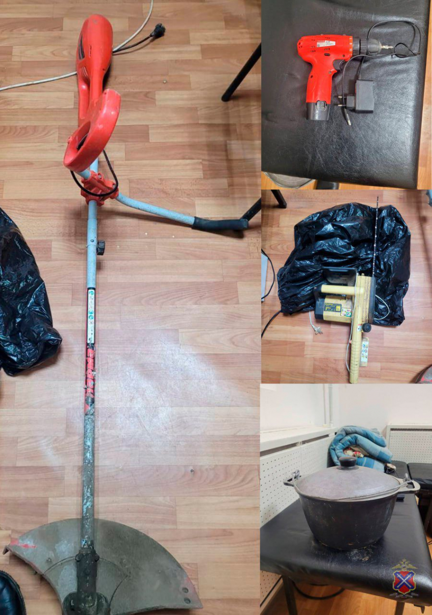 Вынес даже кастрюлю: дачного воришку поймали под Волгоградом 