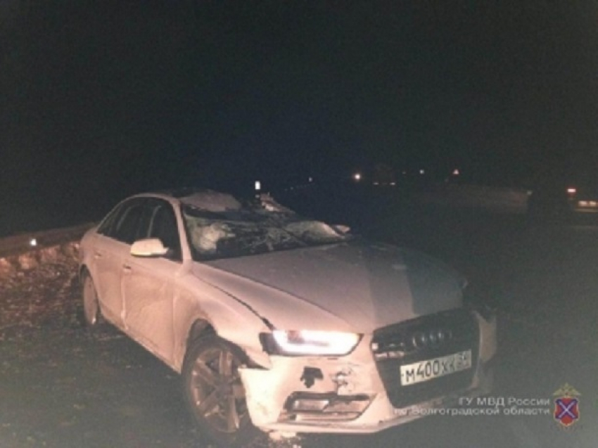 Audi A4 протаранила КамАЗ под Волгоградом