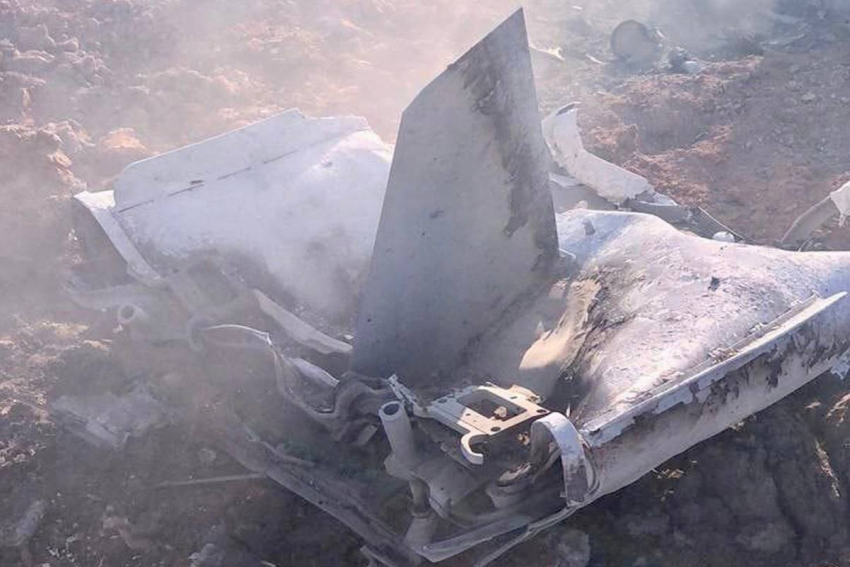 Неизвестный беспилотник рухнул в Волгоградской области: фото с места