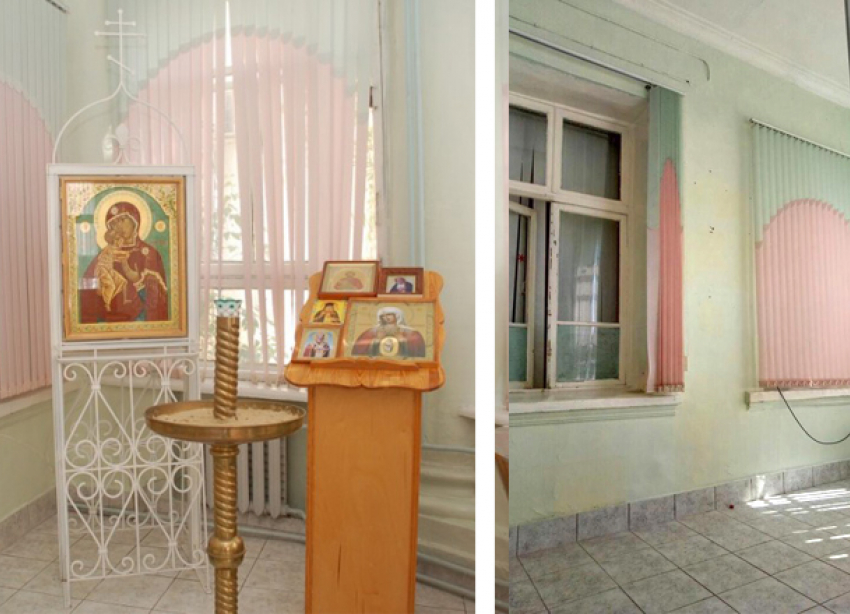 В центральном роддоме №2 Волгограда уничтожили часовню Божьей Матери