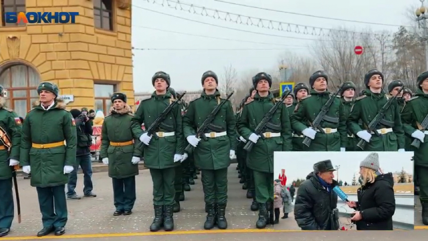 "Немец сильный был, но мы его раздолбили»: откровения ветеранов на параде Сталинградской победы