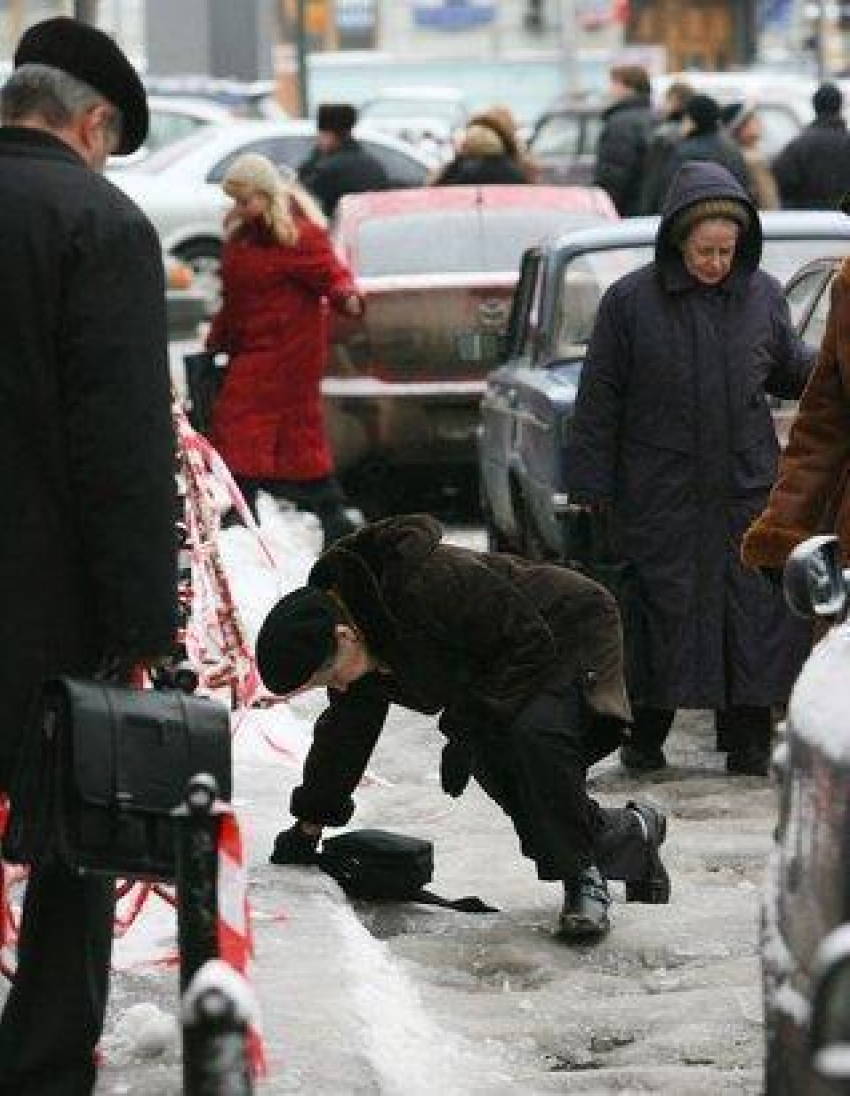 На выходных Волгоград снова будет скользить
