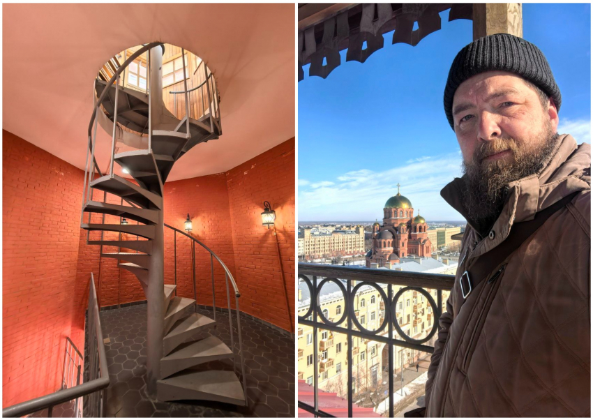 Легендарную волгоградскую каланчу показал изнутри краевед Шкода