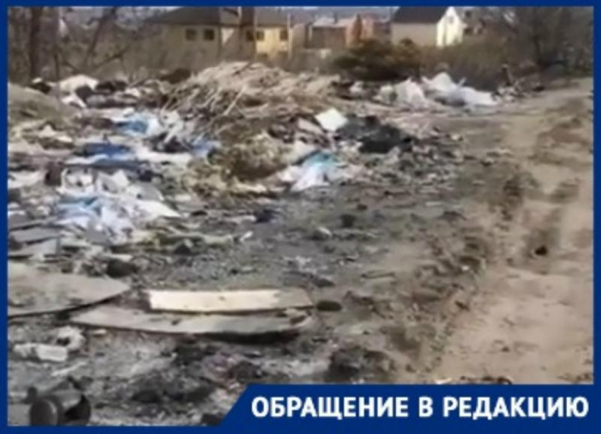 В свалку превратилась окраина Солнечного в Волгограде