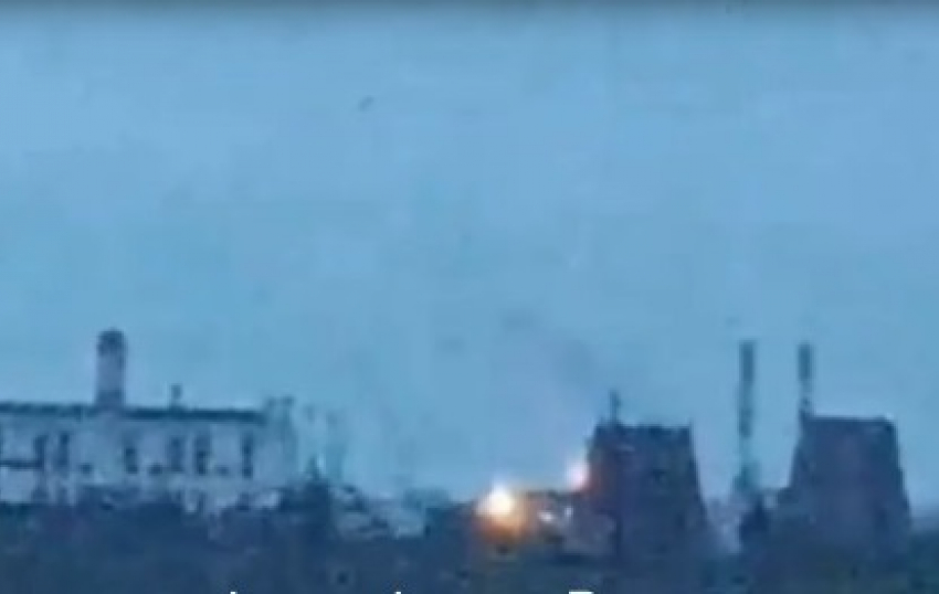 Опубликовано видео после детонации БПЛА на заводе в Волгограде