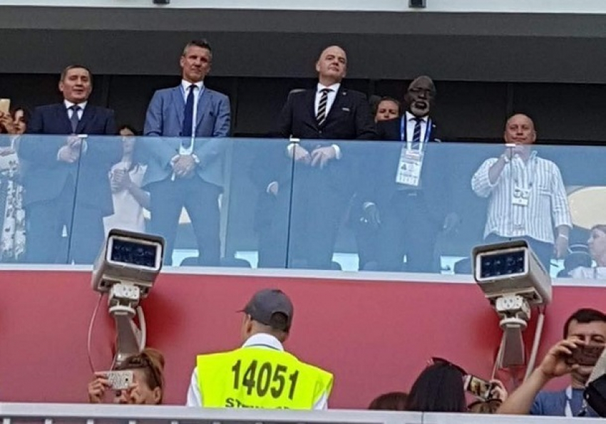 Президент ФИФА приехал на матч Нигерия - Исландия на стадион «Волгоград Арена"
