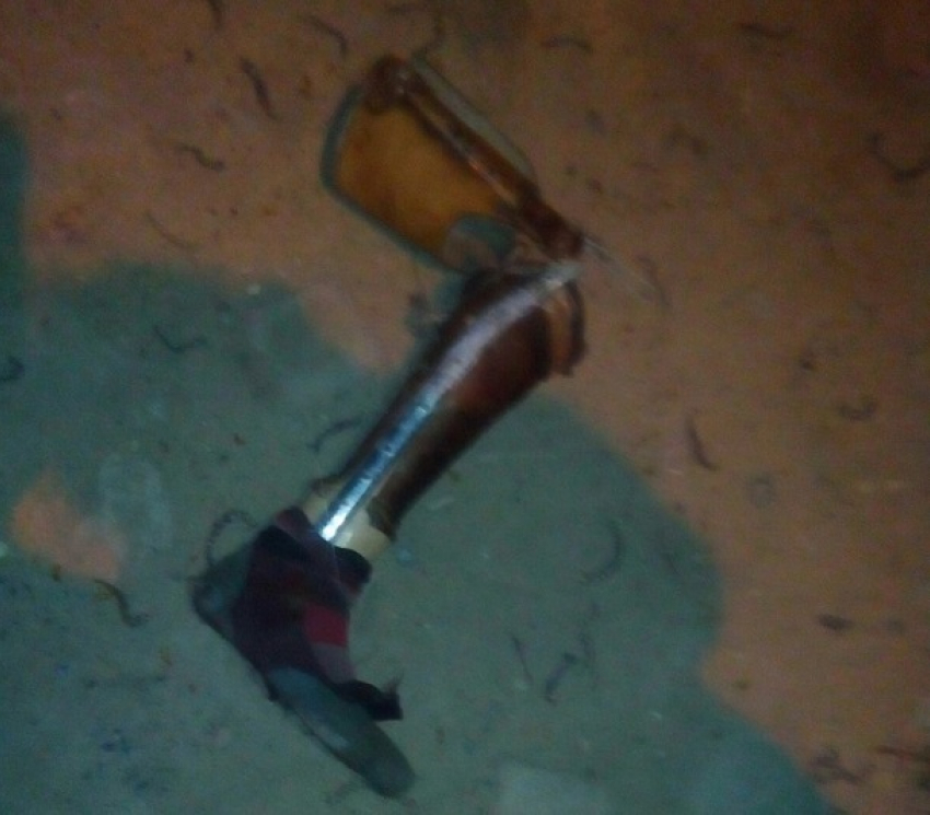 Оторванную искусственную ногу обнаружил на улице житель Волгограда