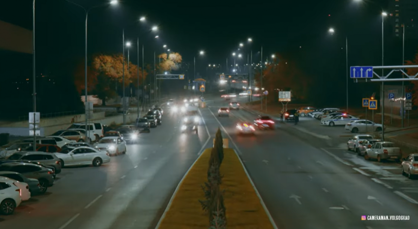 Красоту ночного Волгограда показали в двухминутном ролике