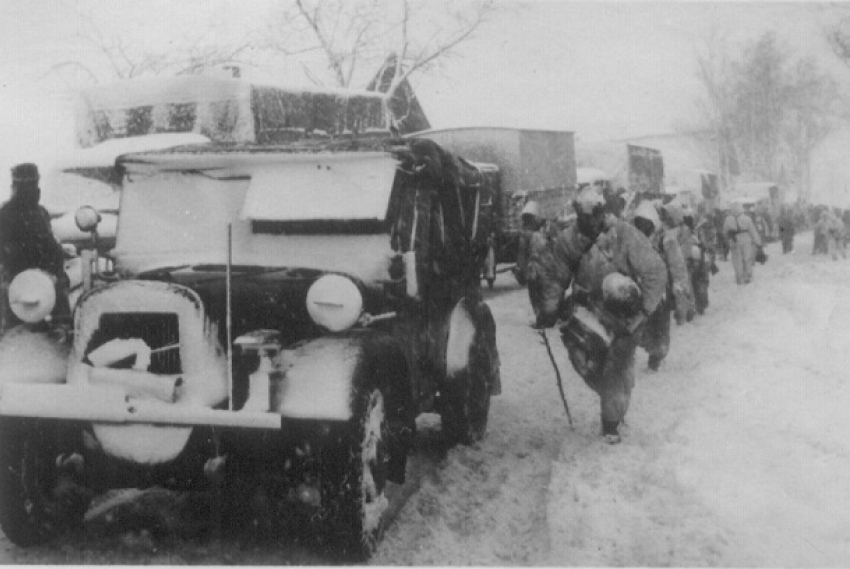 14 января 1943 года – отступающие под Сталинградом гитлеровцы бросают все и нисколько не беспокоятся о больных и раненых