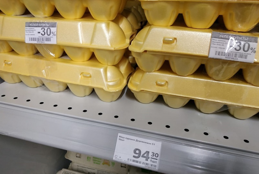 "Золотые» цены так и не отпустили волгоградские яйца