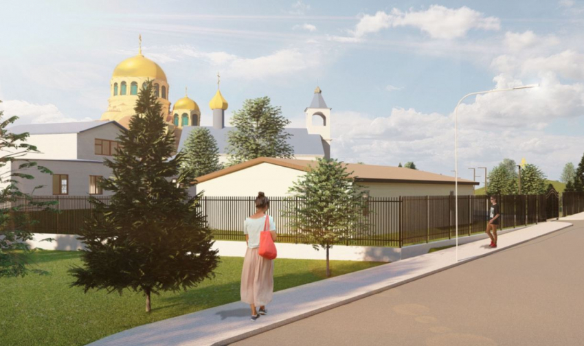 Урны, елки и парковки: названы особенности благоустройства вокруг волгоградского храма