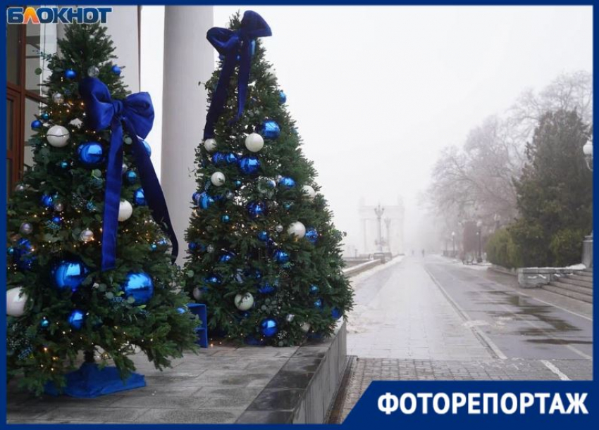 Во власти гололеда и тумана оказался празднующий Волгоград