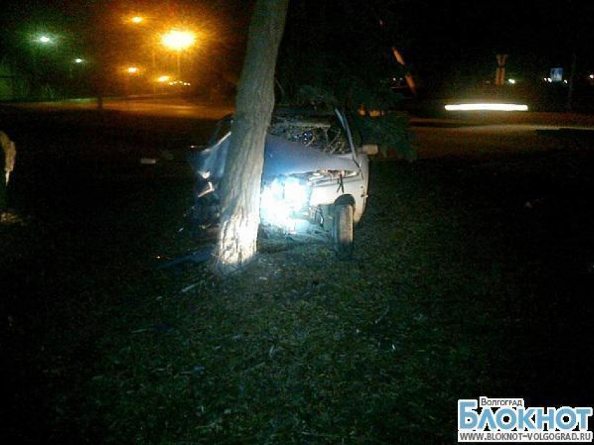 Пьяный водитель «десятки» влетел в дерево под Волгоградом