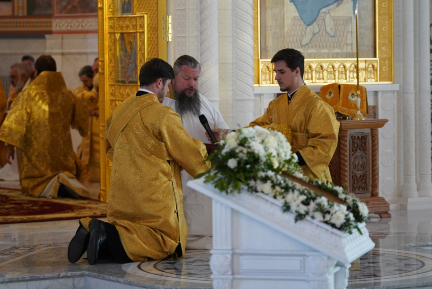 Без патриарха начали освящение храма Александра Невского в Волгограде 