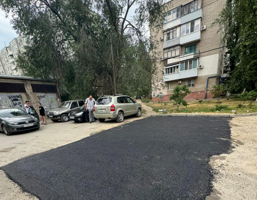 «Концессии водоснабжения» заасфальтировали почти 1400 квадратных метров в Волгограде