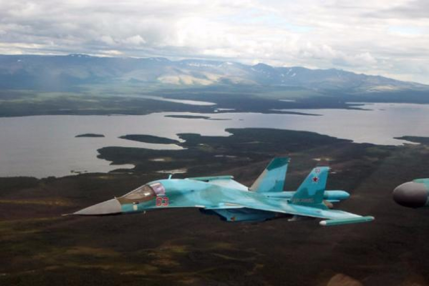 В Волгоградской области экипажи Су-34 отработали огневую поддержку