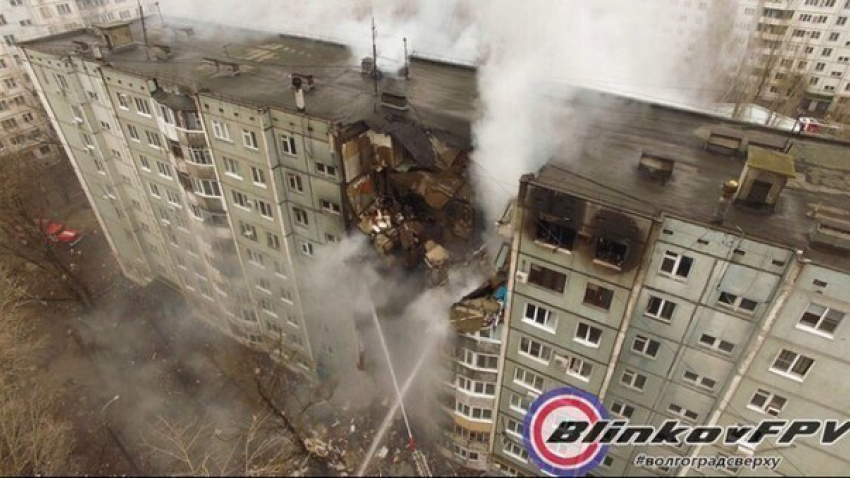 В Волгограде спасатели приступают к разбору завалов взорванного дома 