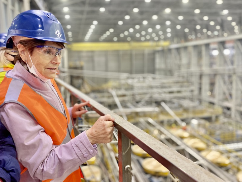 Площадку Гремячинского горно-обогатительного комбината посетил волгоградский «Союз комсомольских поколений»