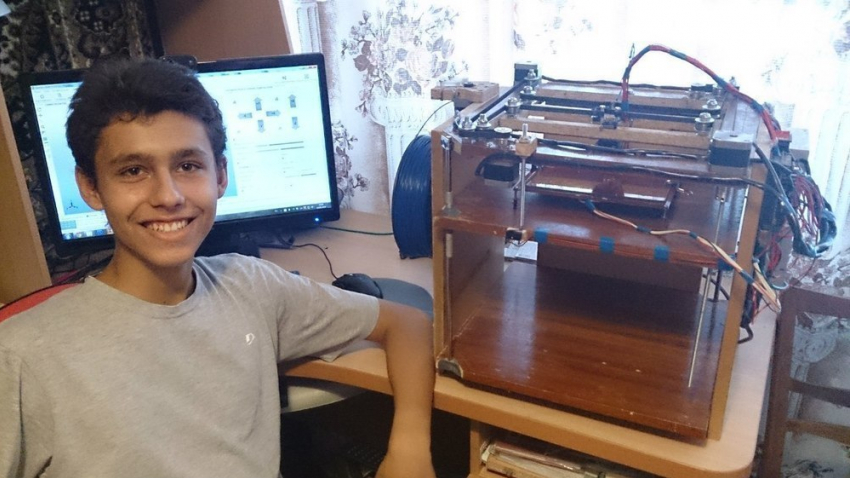Волгоградский школьник изобрел уникальный 3D – принтер
