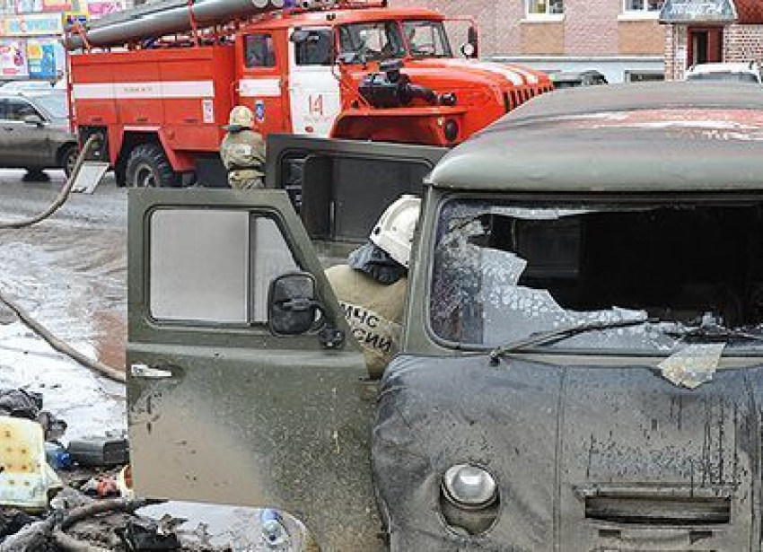 Мужчина обгорел в УАЗе под Волгоградом