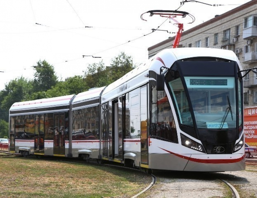 Низкопольный трамвай «Витязь» обкатывают в Волгограде 