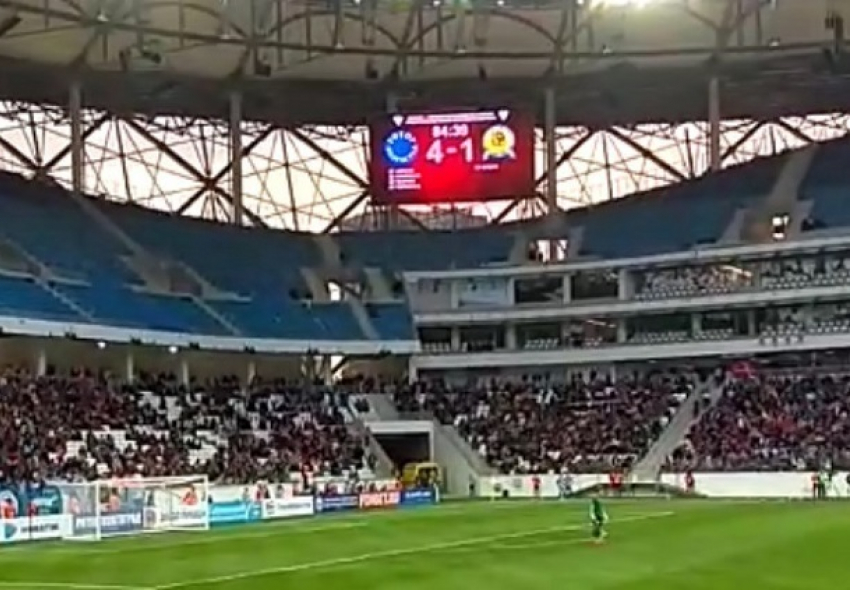 Первый матч на новом стадионе «Ротор Волгоград» завершил со счетом 4:2