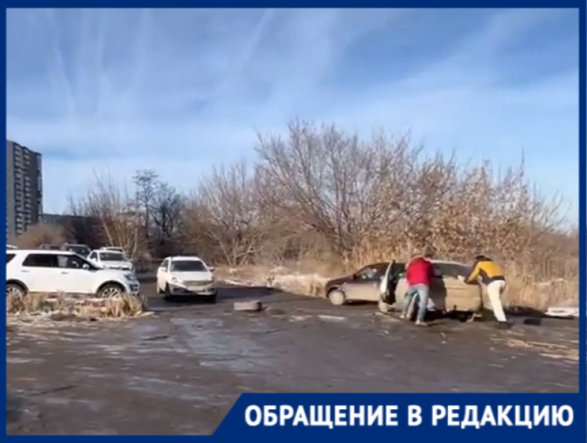 Кокпар на дороге близ Алматы сняли на видео