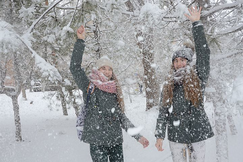 В Волгоград идут 10-градусные морозы и снегопад 