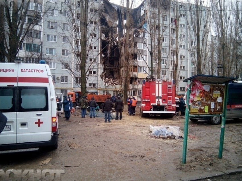 В Волгограде взорванный дом на Космонавтов будет разобран 