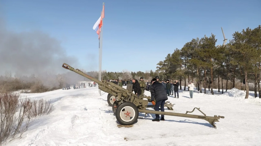 Выстрелы из советских пушек раздались на Мамаевом кургане 