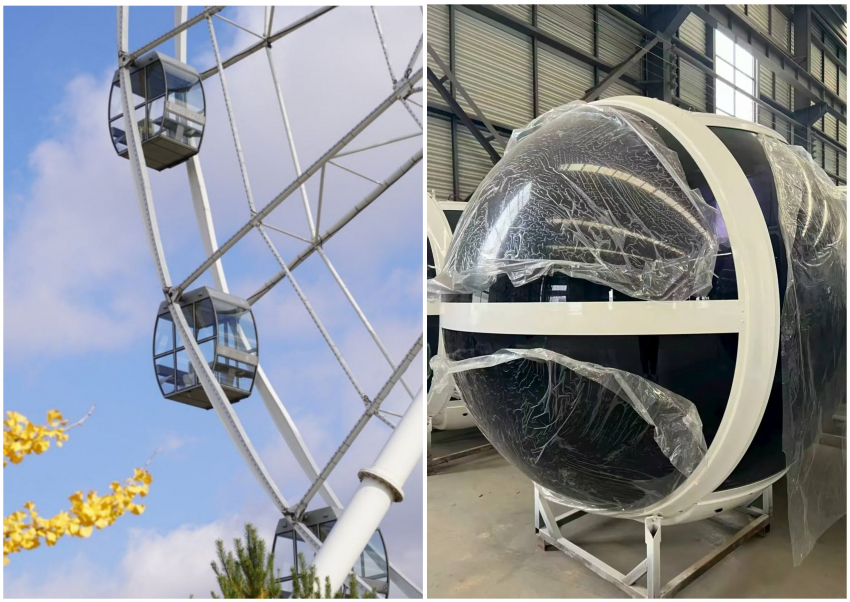 Похоже на космические яйца: волгоградцев готовятся удивить необычным дизайном аттракциона