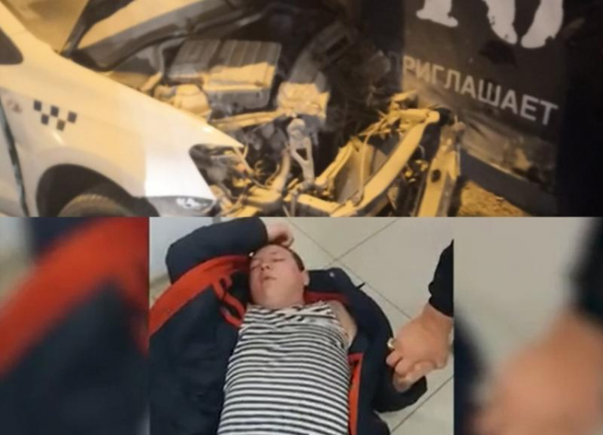 На видео попал в умат пьяный водитель «Яндекс.Такси», устроивший три ДТП в Волгограде