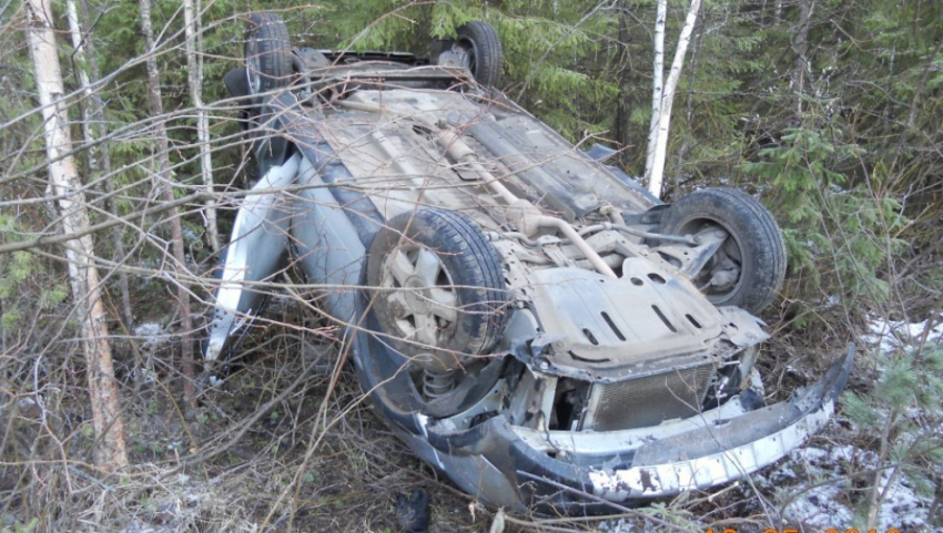 Трое пассажиров пострадали в перевернувшемся Renault Sandero в Волгоградской области 