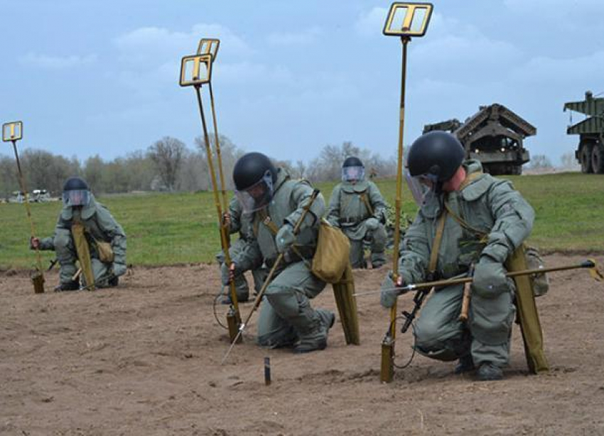 В Волгоградской области военные саперы уничтожили две тысячи боеприпасов