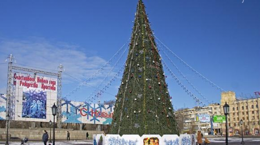 В Волгограде главную елку города откроют Елена Исинбаева и Татьяна Лебедева