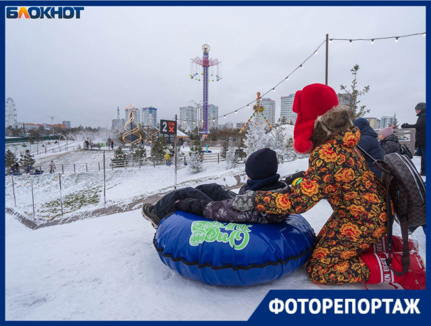 Дорвались до зимы: волгоградцы показали, как скучали по снегу