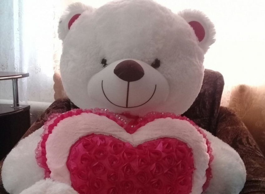 Огромного медведя-подарок выставила на продажу волгоградка после расставания с парнем