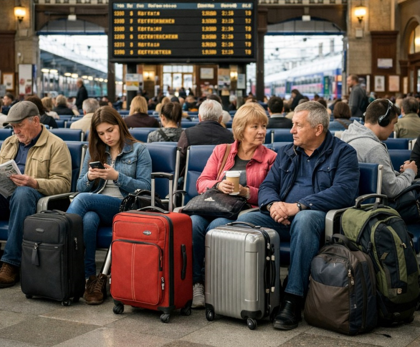 На 9 часов задержан поезд №1 Москва-Волгоград