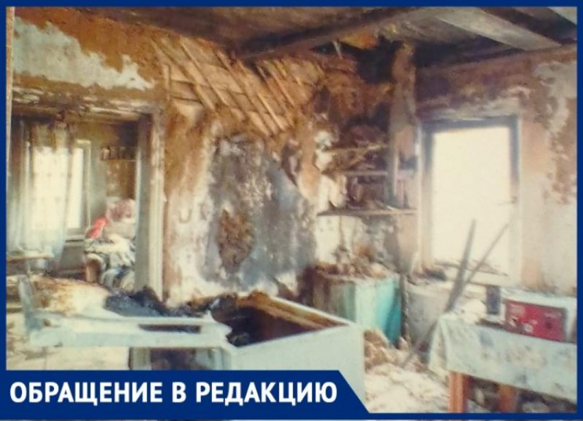 У семьи с двумя детьми в Вербное воскресенье сгорел дом в Волгоградской области: люди лишились всего