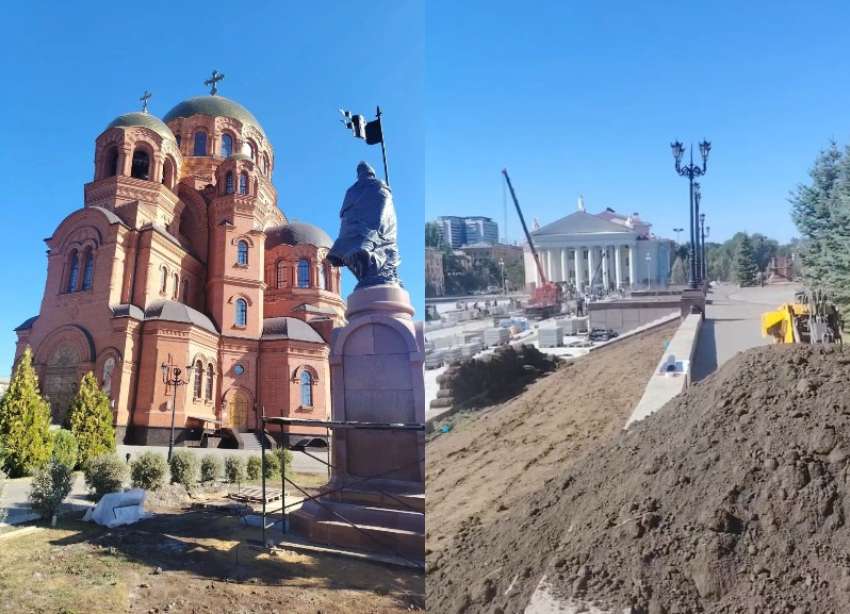 Что творится на площади Павших Борцов в Волгограде за два дня до сдачи