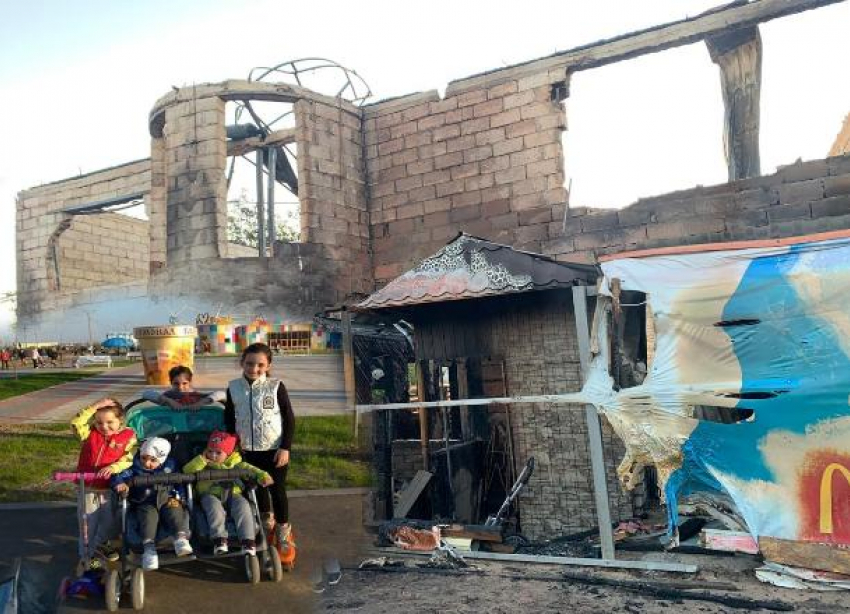 Отец чудом спас пятерых детей и супругу из страшного пожара в Волжском