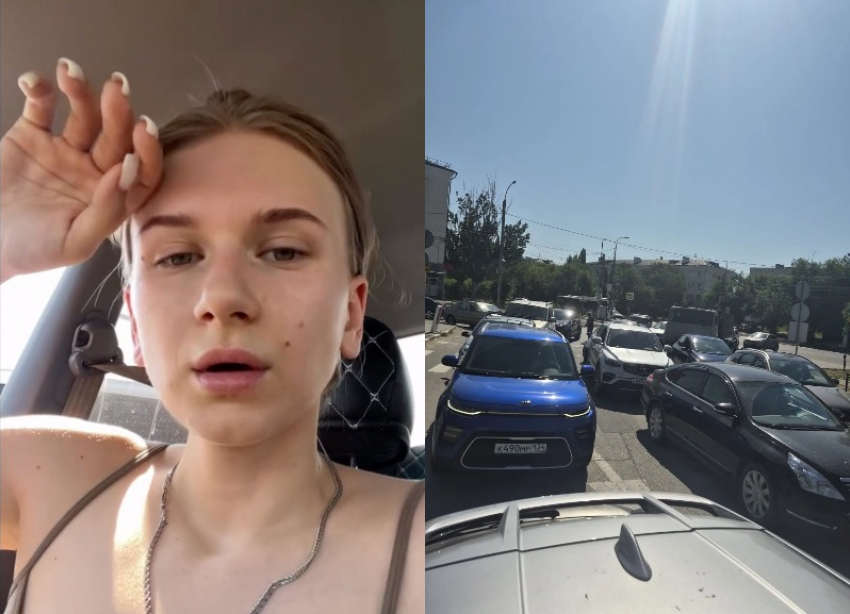 Автоледи из Волгограда отправила на маршрутку всех лишних из очереди на АЗС