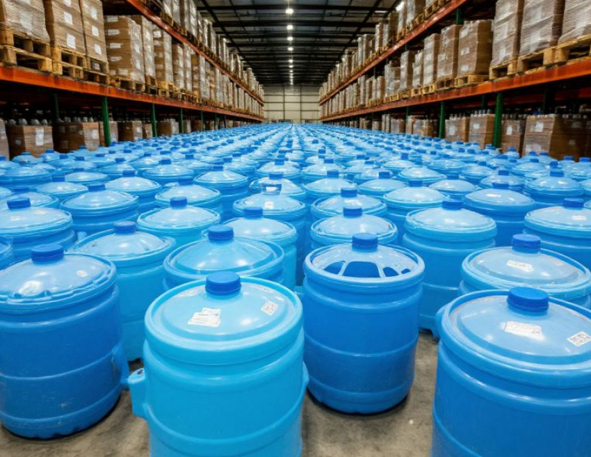 Торговлю матрини в десятилитровых баклажках пресекли под Волгоградом