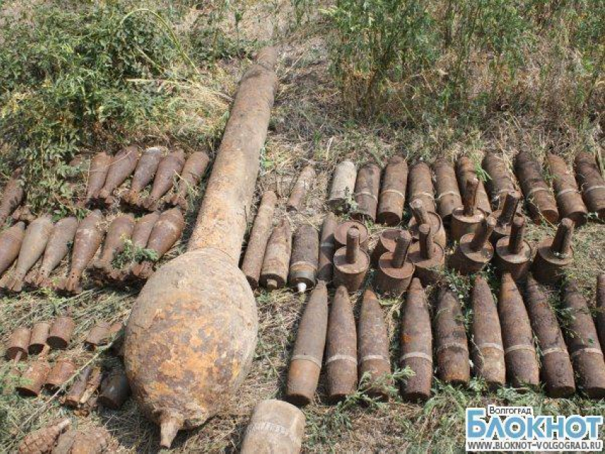 В Волгоградской области саперы уничтожили более 400 кг боеприпасов времен ВОВ