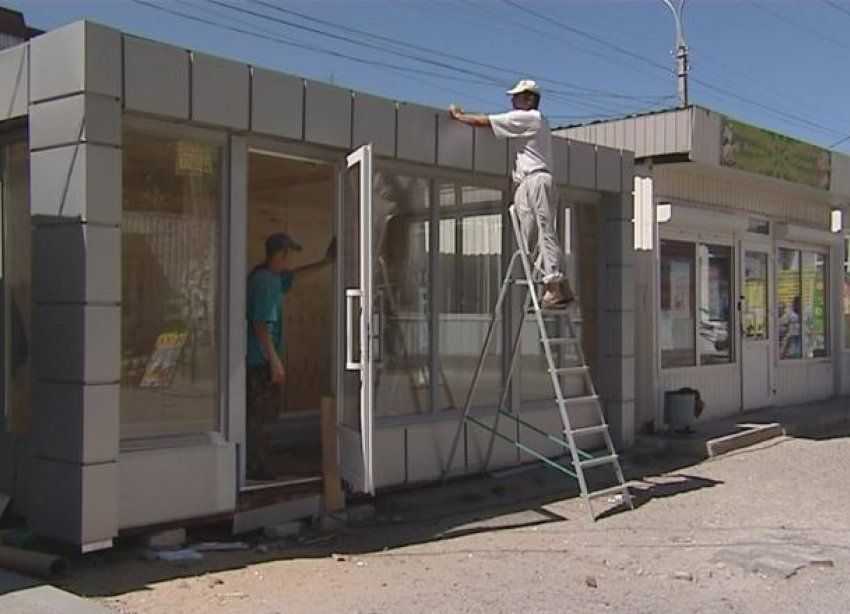На севере Волгограда установят 95 новых ларьков