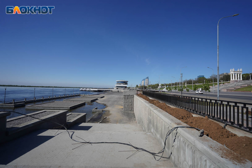 В Волгограде на  подпорных стенках нижней террасы Центральной Набережной предложили создать художественную галерею