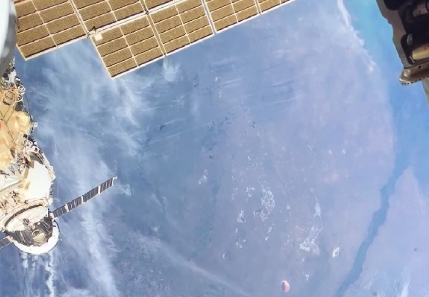 Волгу-матушку с борта МКС показал космонавт
