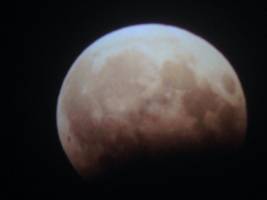 Красную луну запечатлели на фото жители Волгограда